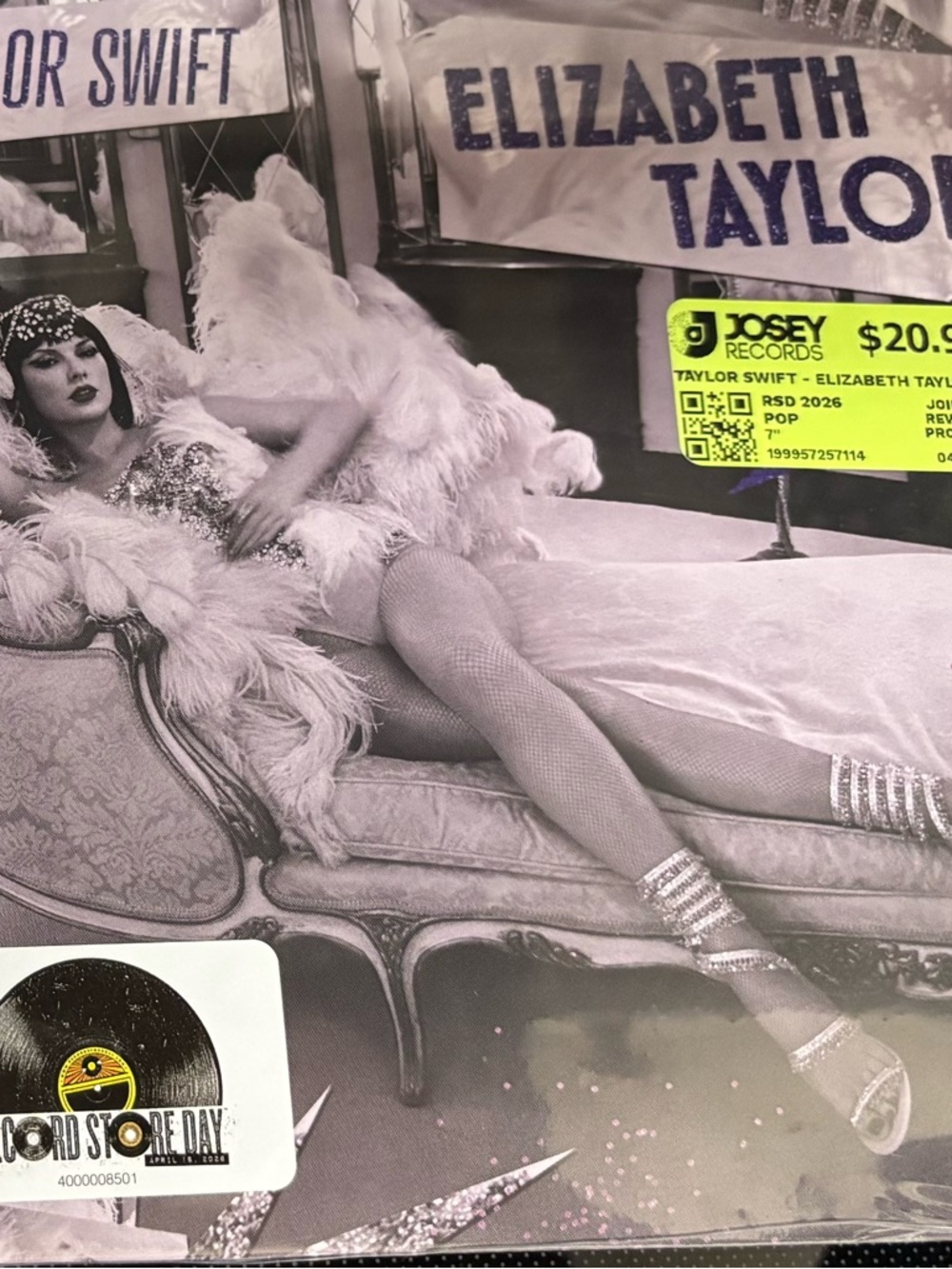 Taylor Swift 7” RSD vinyl